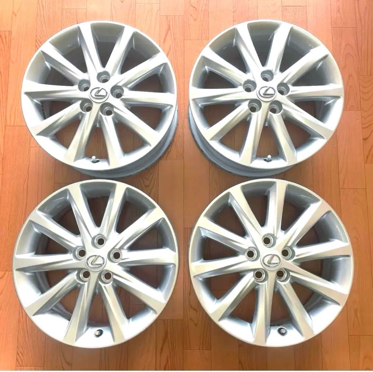 ■最優良品■レクサス LEXUS CT200h ver.C 純正『ホイールセット』4本 美品 バージョンC 送料無料!拍卖