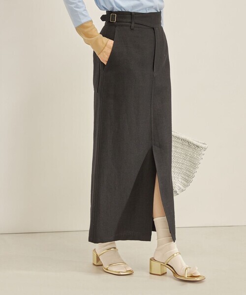 「SHIPS」 タイトスカート 38 ブラック レディース拍卖