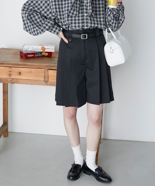 「BONLECILL」 チノパンツ M ブラック レディース拍卖