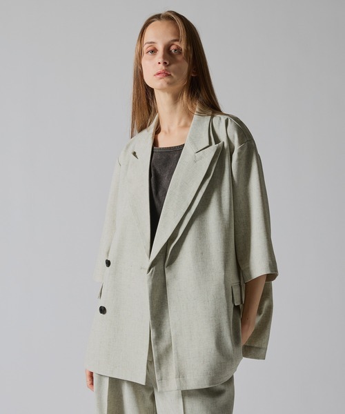 「CLEL」 テーラードジャケット L ナチュラル メンズ拍卖