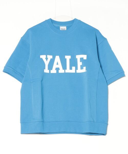 「coen」 「yale」スウェットカットソー M コバルトブルー メンズ拍卖