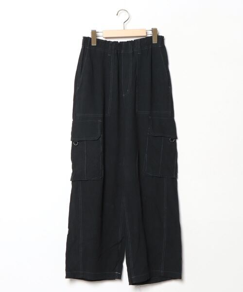 「niko and...」 カーゴパンツ MEDIUM ブラック レディース拍卖