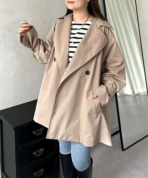 「prose verse」 トレンチコート LARGE ベージュ レディース拍卖