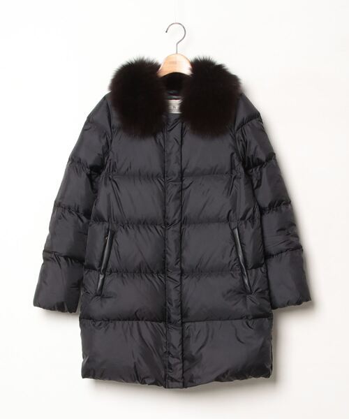 「NANO universe」 ダウンコート「NISHIKAWAコラボ」 36 ブラック レディース拍卖