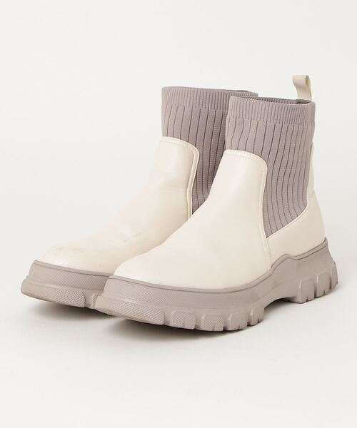 「ORiental TRaffic」 ショートブーツ L ホワイト レディース拍卖