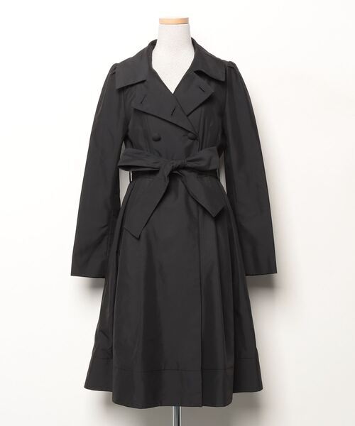 「TO BE CHIC」 トレンチコート 40 ブラック レディース拍卖