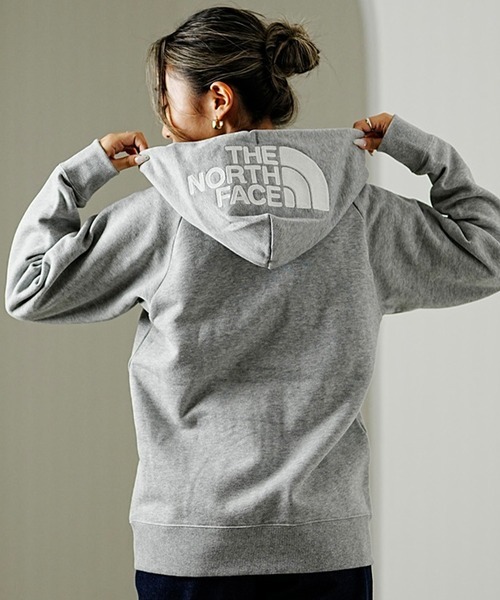 「THE NORTH FACE」 ジップアップパーカー S グレー レディース拍卖