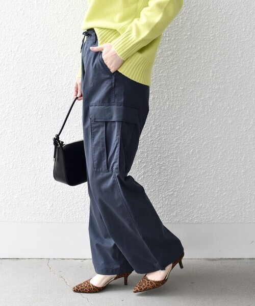 「GOLDEN MILLS INC.」 カーゴパンツ MEDIUM ネイビー レディース拍卖