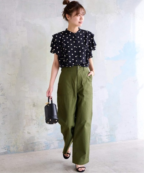 「JOURNAL STANDARD relume」 チノパンツ 36 グリーン レディース拍卖