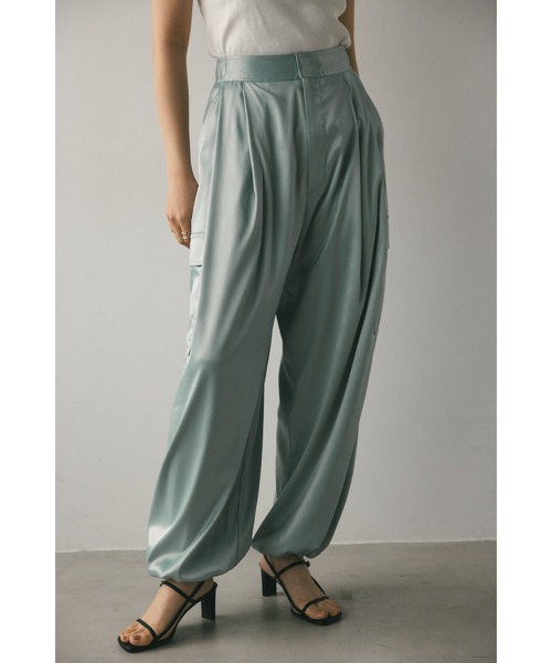 「STYLEMIXER」 カーゴパンツ MEDIUM サックスブルー レディース拍卖