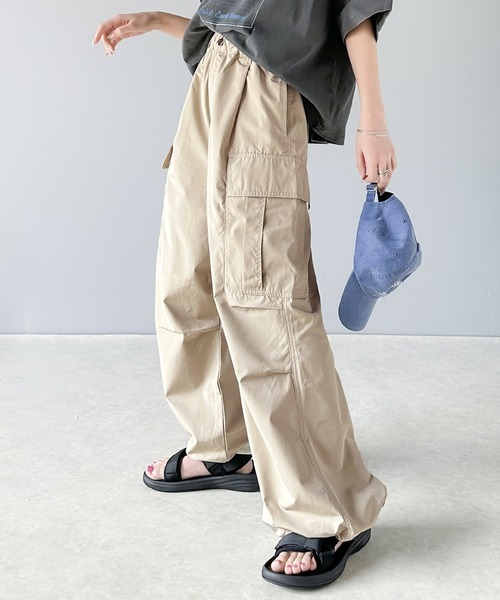 「Java」 カーゴパンツ SMALL ベージュ レディース拍卖