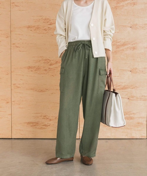 「URBAN RESEARCH DOORS」 カーゴパンツ SMALL カーキ レディース拍卖