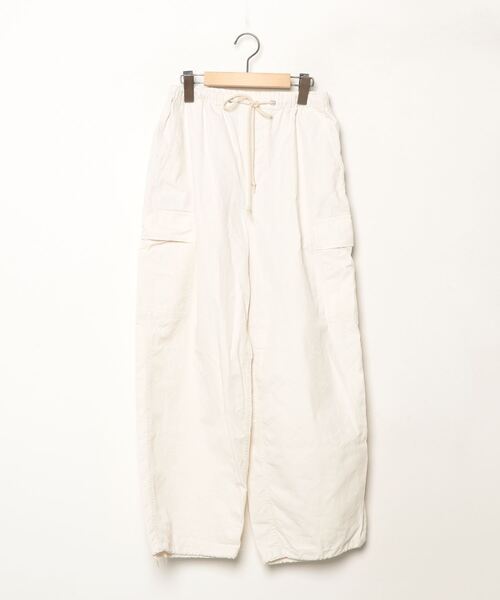 「BEAUTY&YOUTH UNITED ARROWS」 カーゴパンツ L オフホワイト レディース拍卖