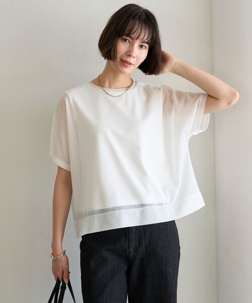 「UNFILO」 半袖カットソー MEDIUM ホワイト レディース拍卖