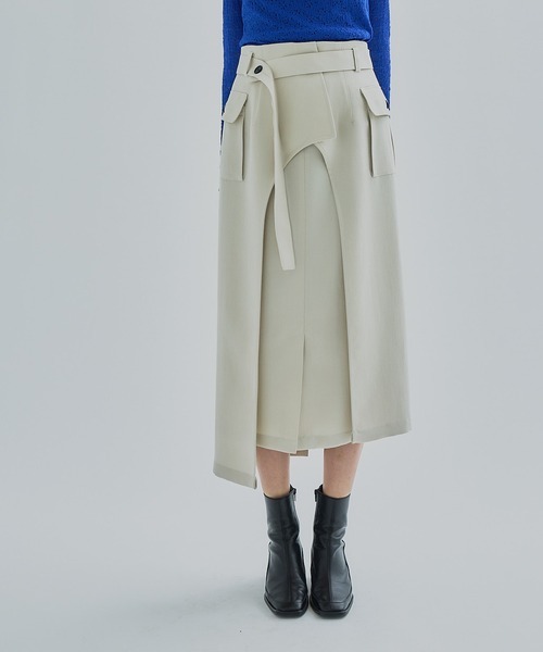 「UNITED TOKYO」 ロングスカート 1 ベージュ レディース拍卖