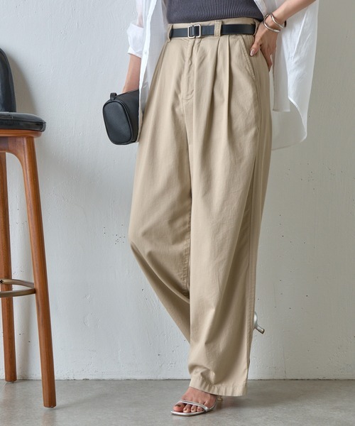 「COLONY 2139」 チノパンツ MEDIUM ベージュ レディース拍卖