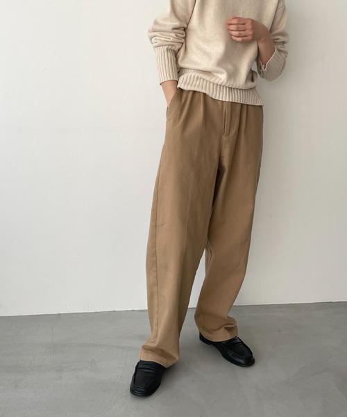 「CANAL JEAN」 チノパンツ 36 ベージュ レディース拍卖