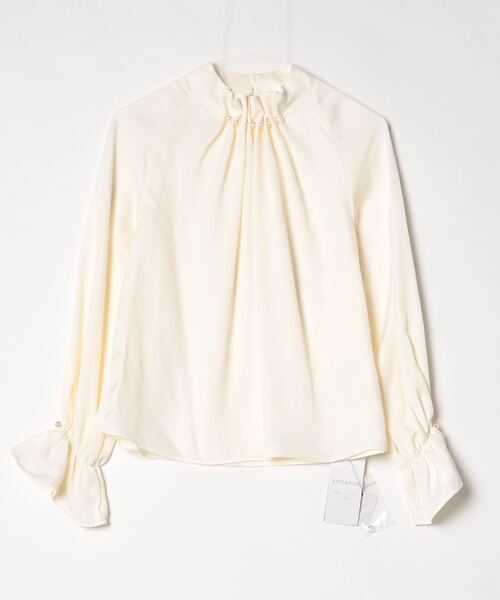 「RUIRUE BOUTIQUE」 長袖ブラウス S オフホワイト レディース拍卖