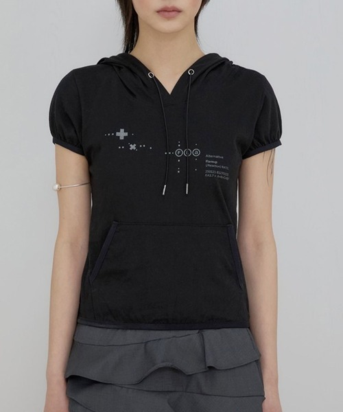 「FLAREUP」 プルオーバーパーカー SMALL ブラック レディース拍卖