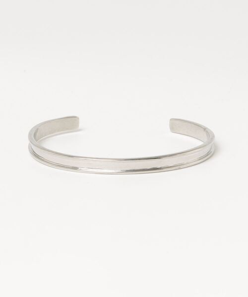 「tk.TAKEO KIKUCHI」 バングル - シルバー メンズ拍卖