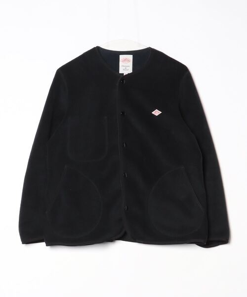 「DANTON」 ノーカラージャケット 36 ブラック レディース拍卖