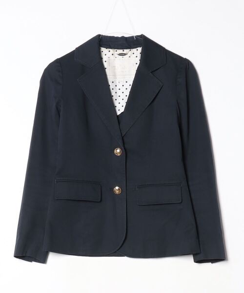 「To b. by agnes b.」 テーラードジャケット 34 ネイビー レディース拍卖