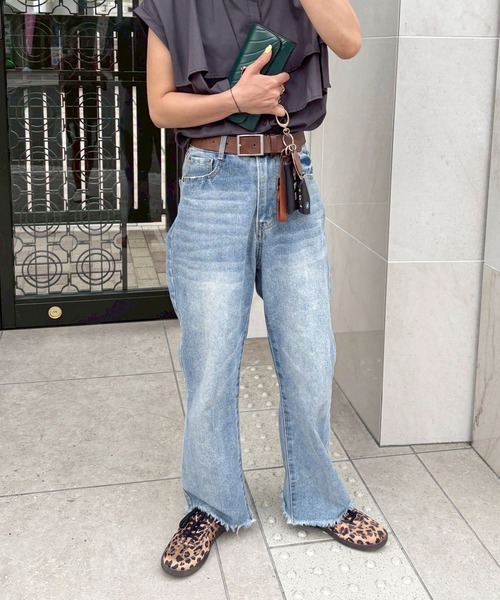 「feepur by saya」 デニムパンツ SMALL ブルー レディース拍卖