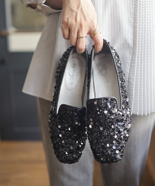 「SESTO」 パンプス 24.0cm ブラック レディース拍卖