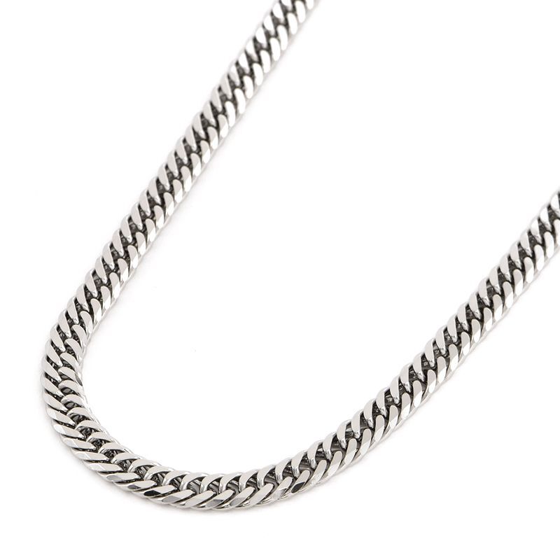 喜平ネックレス 6面ダブル 50cm 30.5g Pt850 造幣局検定刻印 プラチナ キヘイネックレス 中古 送料無料拍卖