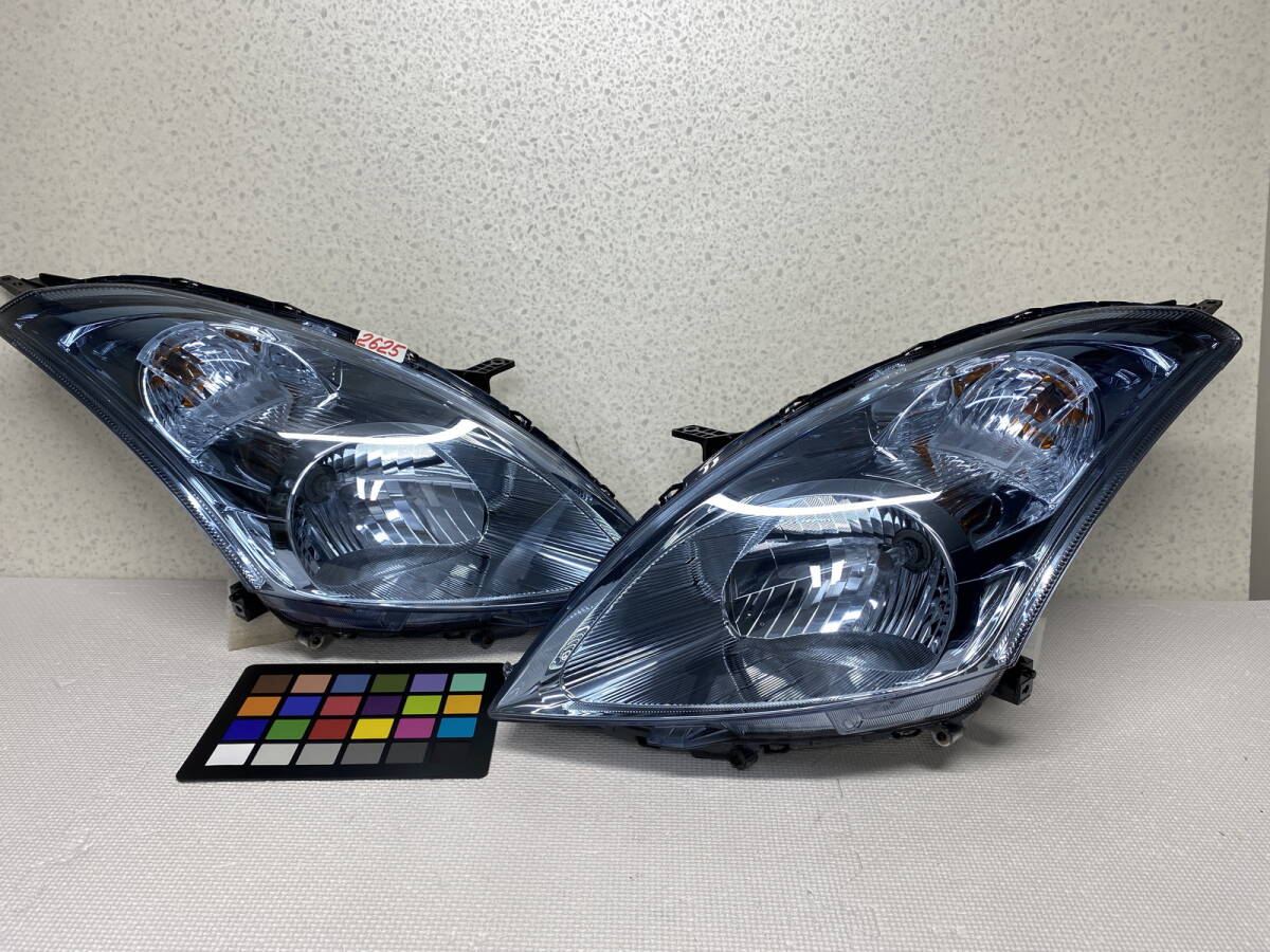 2625 * スモーキーのレンズ ** 美品/破損無 スイフト ZC72S 前期 ハロゲン ヘッドライト 左右 スタンレー P9119 レべ付 拍卖