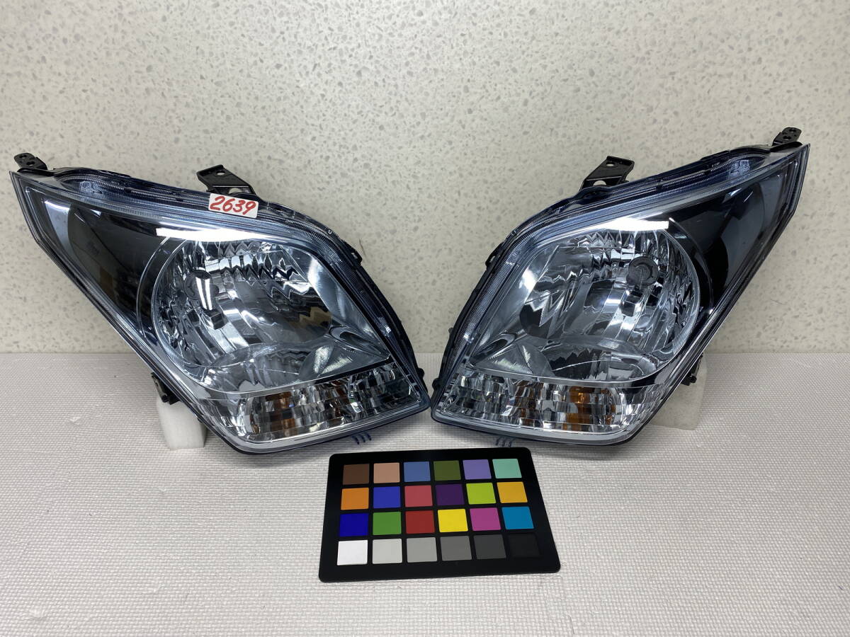 2452 * スモーキーのレンズがあなたの車をスタイリッシュに見せます。* * ワゴンR MH23S MJ23S レベ付 ヘッドライト 左右 100-59192拍卖