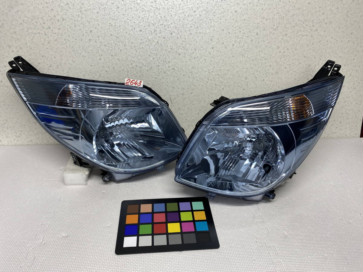 2643 * スモーキーのレンズ * 非常に綺麗な状態 パレット ルークス MK21S ML21S ヘッドライト 左右 100-59174拍卖