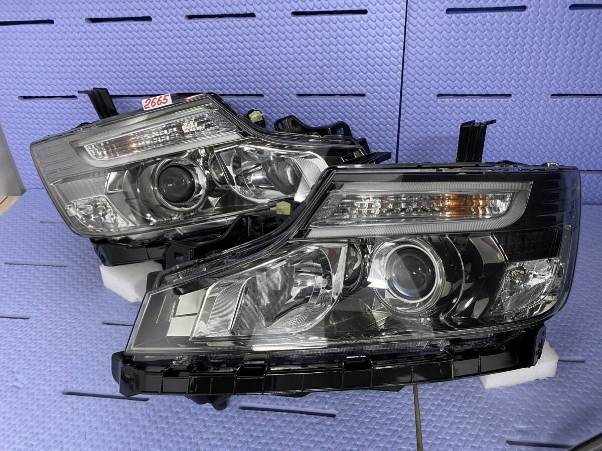 2665 * ステップワゴンスパーダ RK5 ヘッドライト 左右 セット 100-62075 キセノン 拍卖