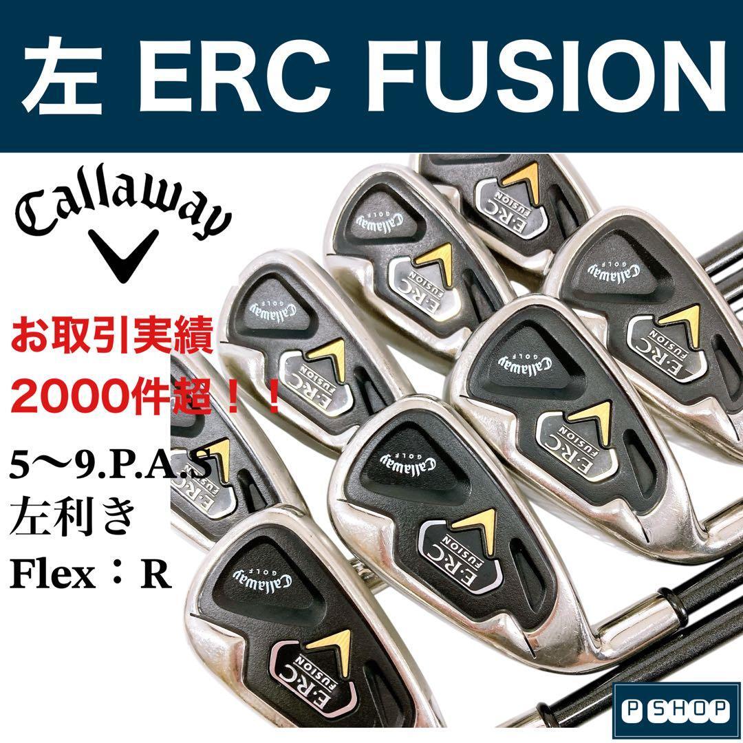 キャロウェイ ERC FUSION アイアンセット レフティ 左拍卖