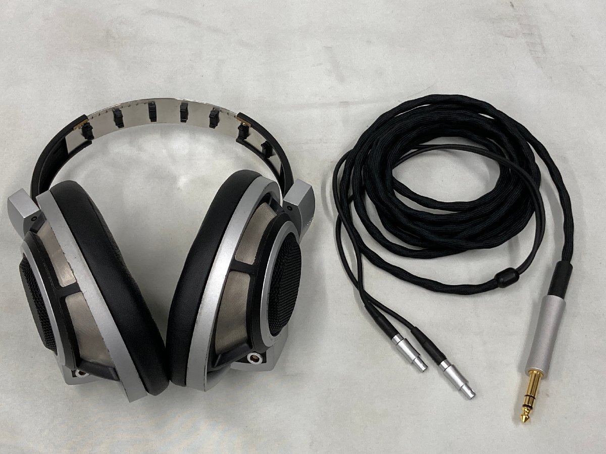 SENNHEISER オープンエアーヘッドホン HD-800 ヘッドバンド部分、非純正品に交換 中古品 保証なし拍卖