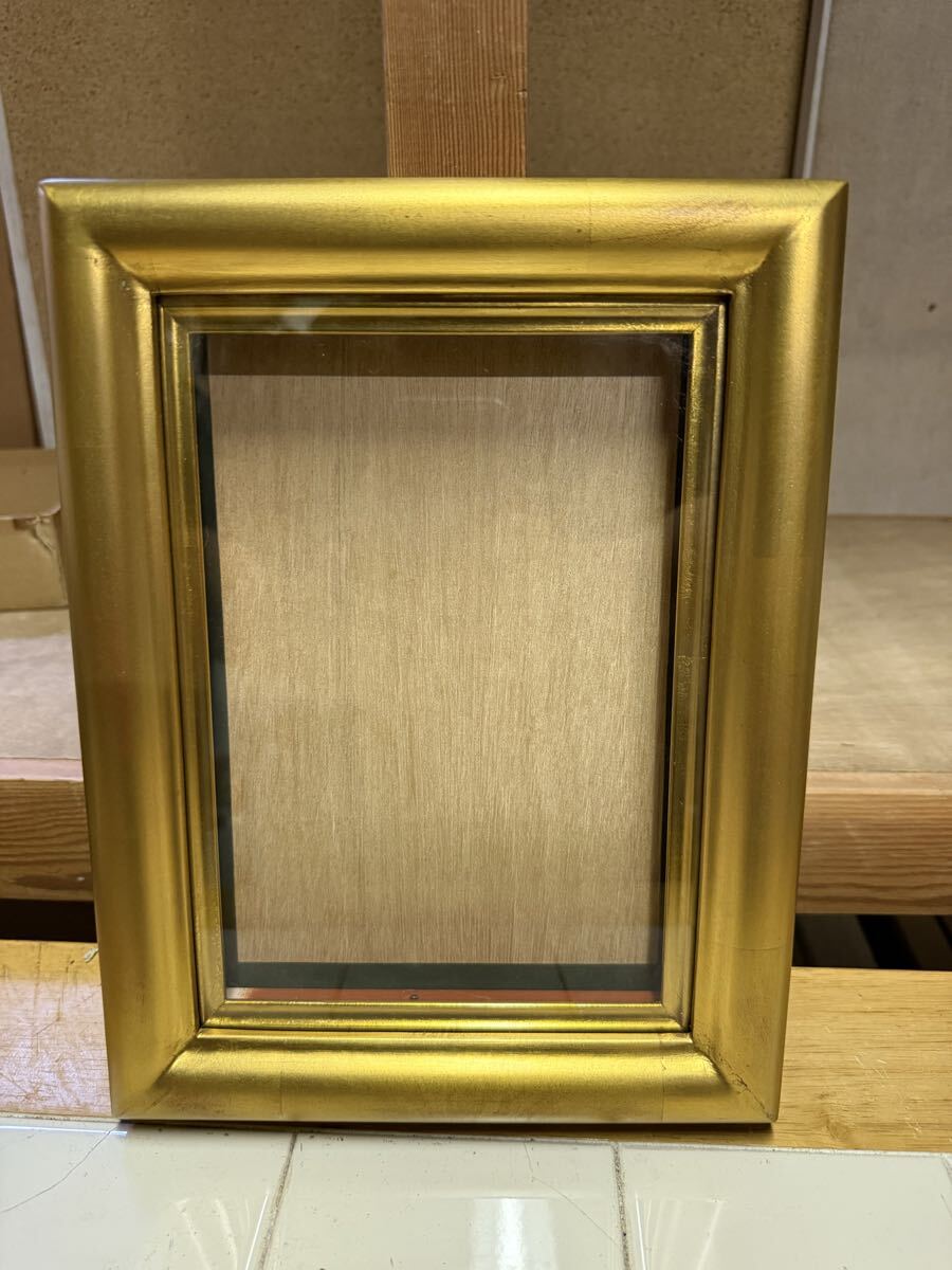 NO275 大番 金 ゴールド SM 油彩額 油絵額縁拍卖