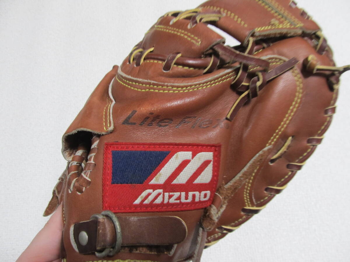 ミズノ LITE FLEX 軟式 キャッチャーミット 右投げ用拍卖