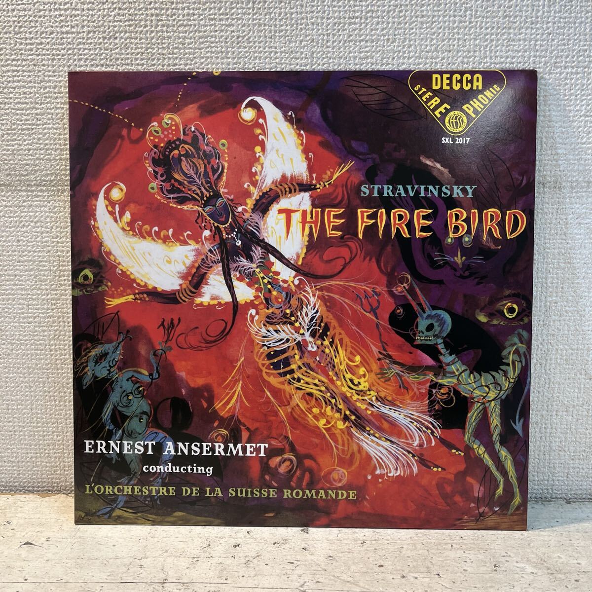 美盤 LP / ストラヴィンスキー STRAVINSKY / Ernest Ansermet Conducting L’Orchestre De La Suisse Romande - The Fire Bird / SXL-2017 拍卖