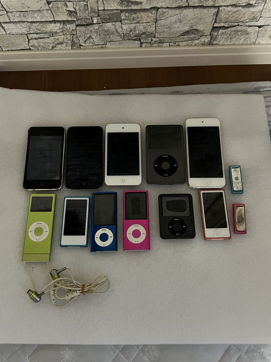 ☆ デジタルオーディオプレーヤー Apple iPod アイポッド  touch classic nano まとめ ジャンク☆拍卖