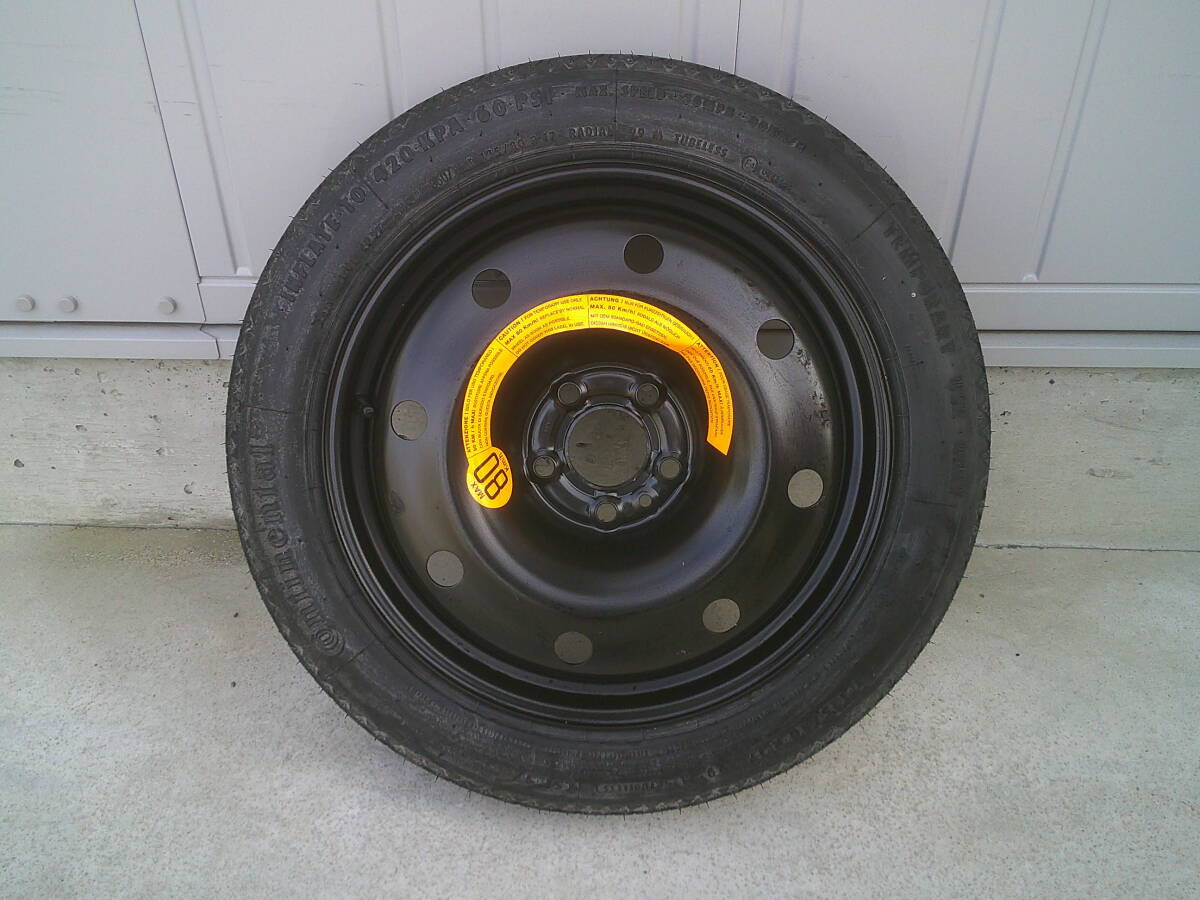 ★ 939 アルファロメオ 159 スペアタイヤ 17インチ 4.0J X 17 +25 5穴 T125/80R17 ★ ALFA ROMEO 93932 93922拍卖