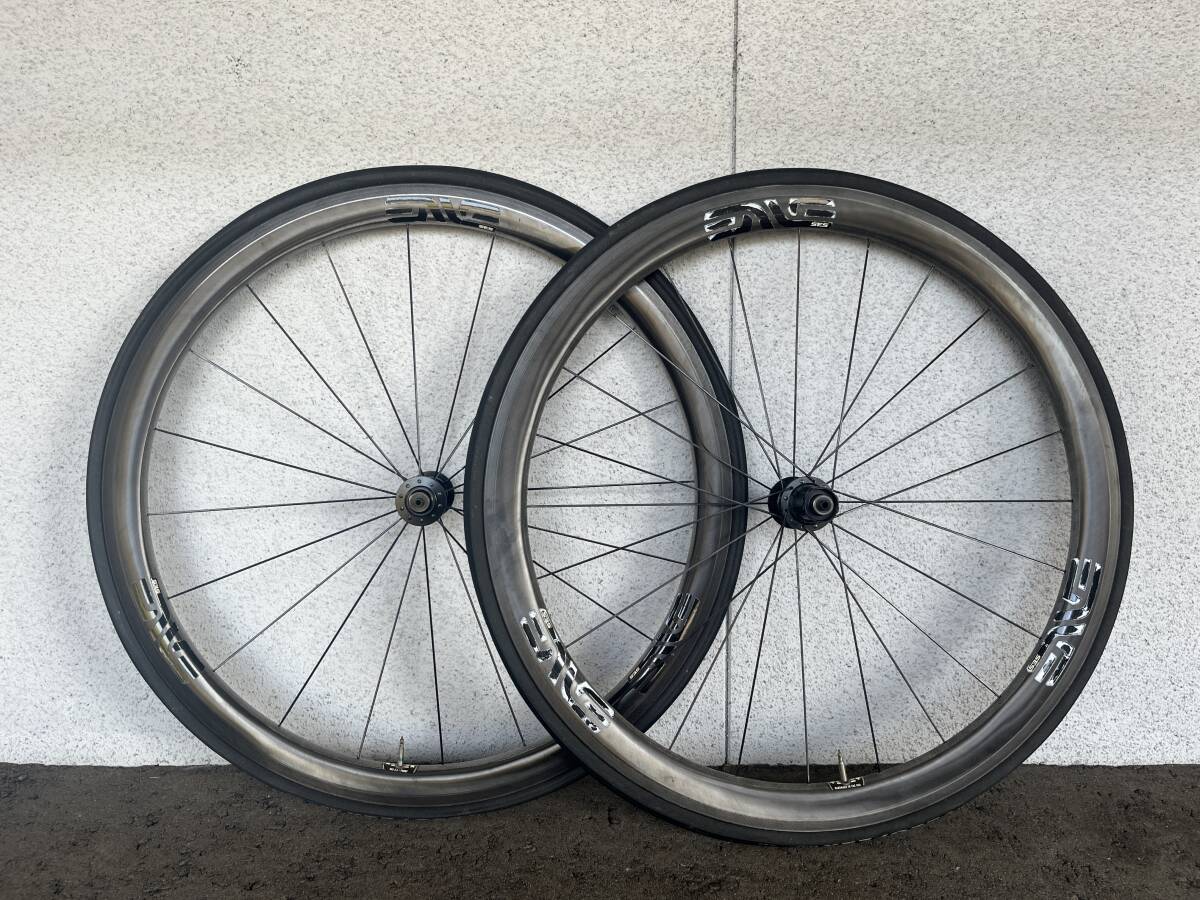 【1万円スタート】 ENVE SES 3.4 カーボンホイール シマノ11s リムブレーキ 前後セット エンヴィ カーボンホイール クリンチャー エアロ拍卖