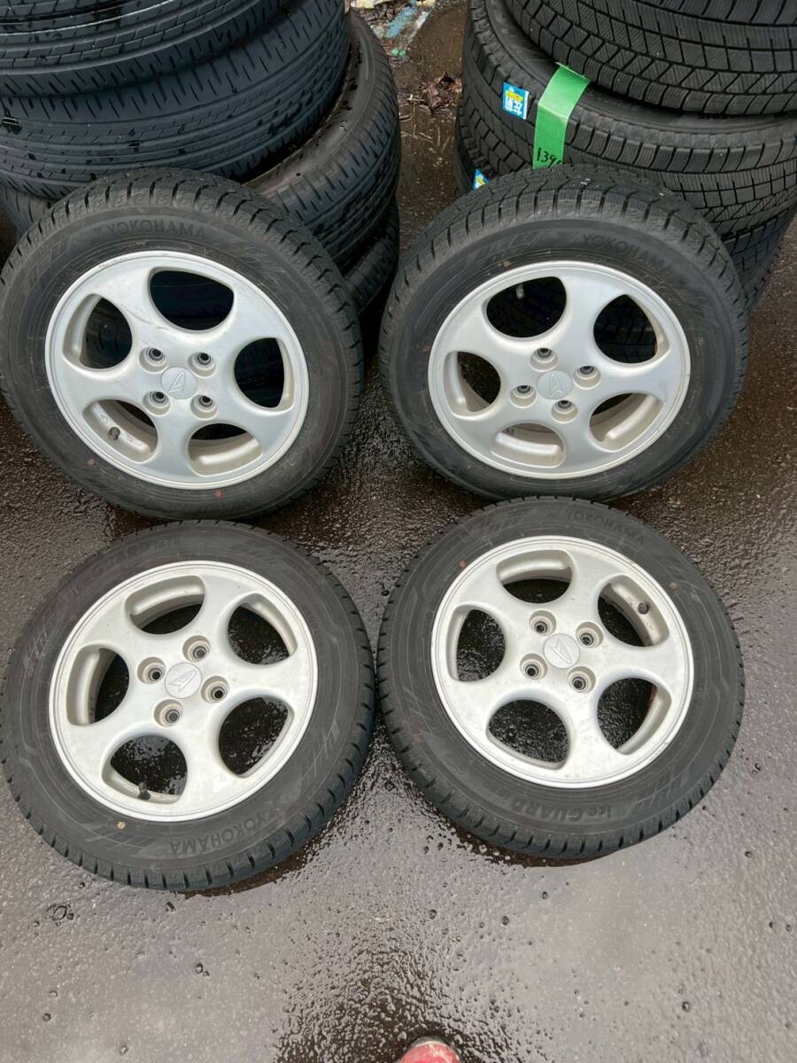 Y1399 155/65R14 75Q YOKOHAMA ヨコハマ 2024年 PCD100 4H 4.5J +45 拍卖