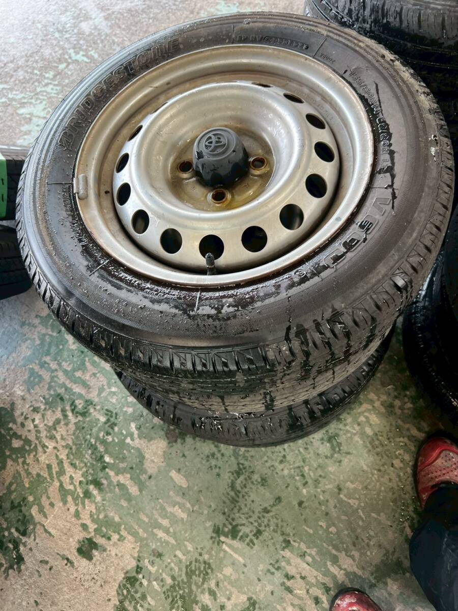 Y1425 155/80R14 88/86N LT BRIDGESTONE ブリヂストン 2024年 PCD100 4H 5J 拍卖