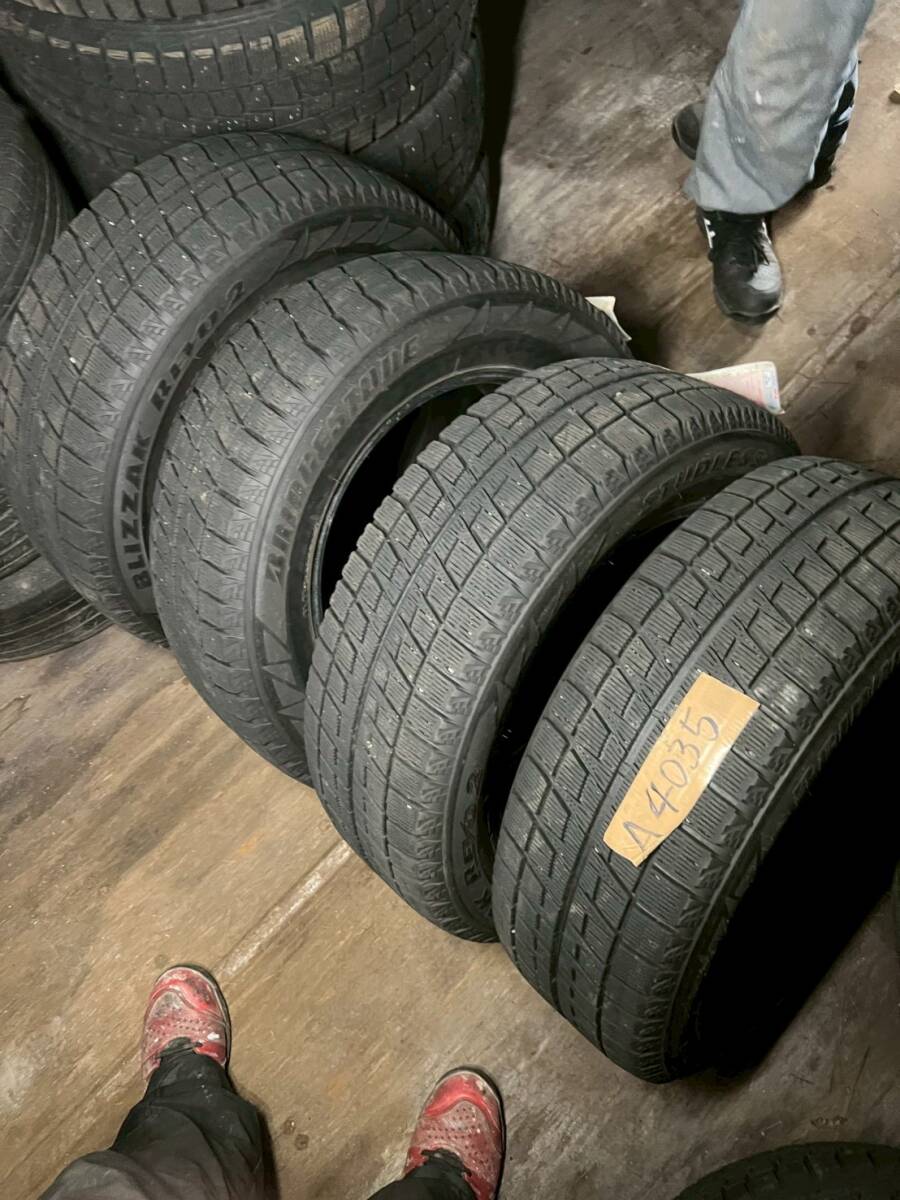 Y1460 215/60R16 95Q BRIDGESTONE ブリヂストン 2010年 タイヤのみ4本セット拍卖