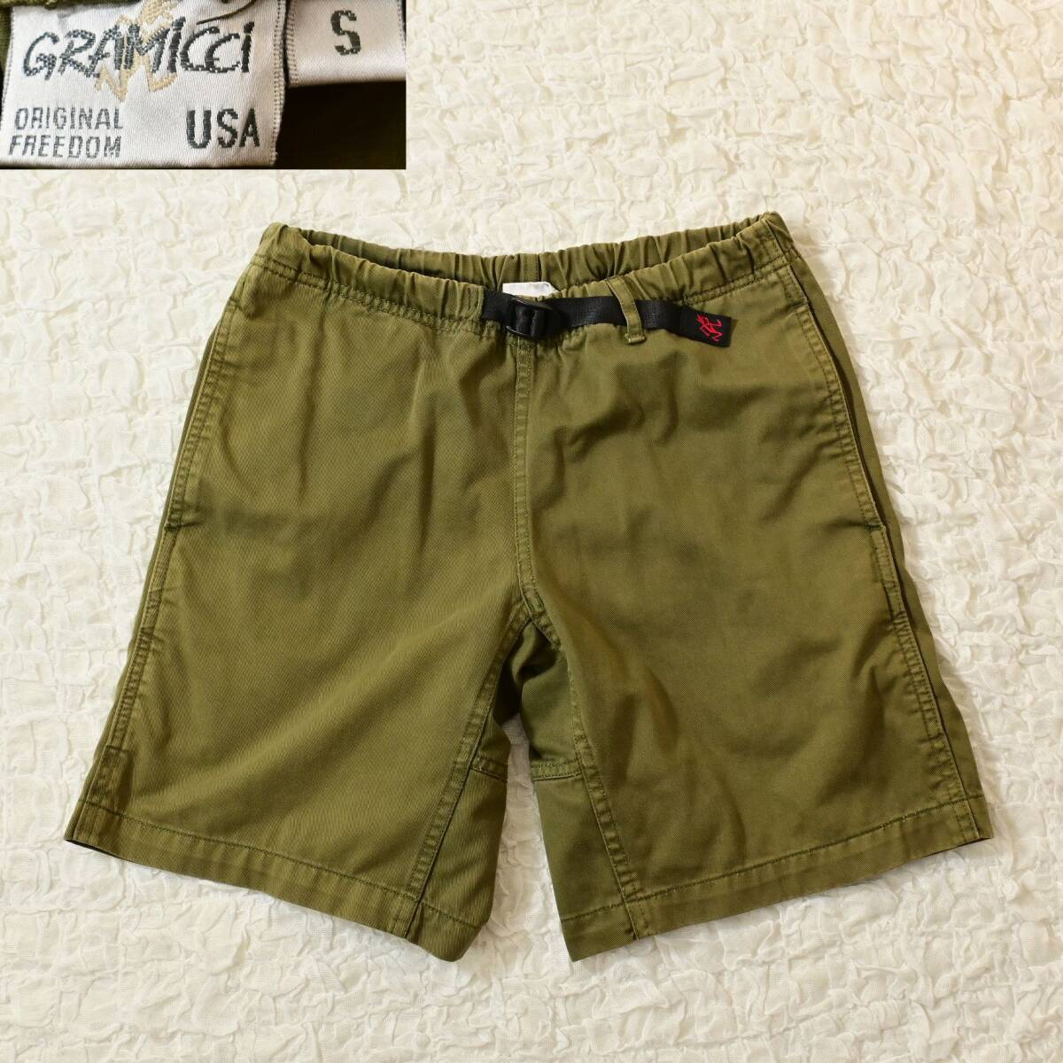 Men S グラミチ GRAMICCI オリーブ ショートパンツ拍卖