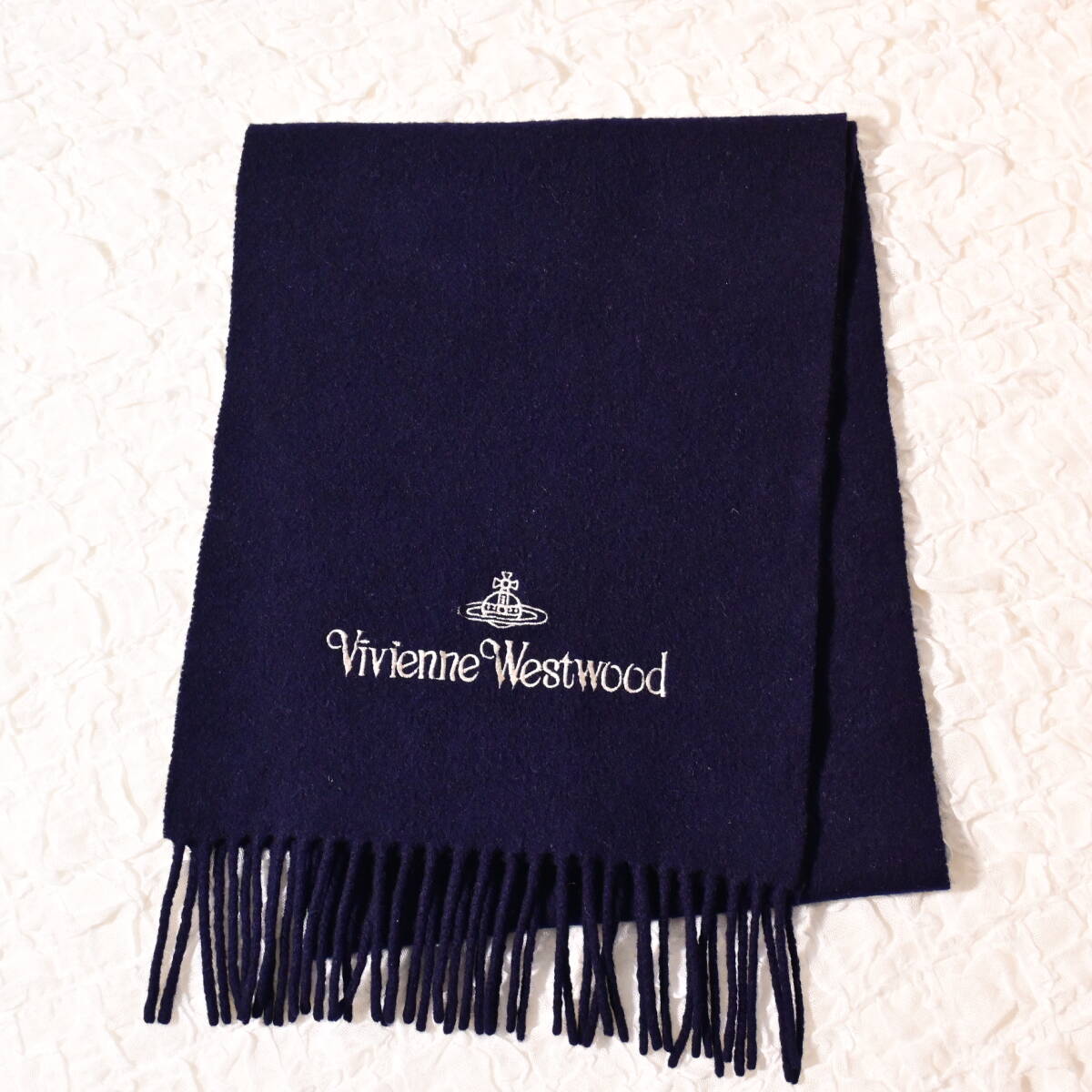 B2 ヴィヴィアン・ウエストウッド カシミヤ混 マフラー Vivienne Westwood拍卖