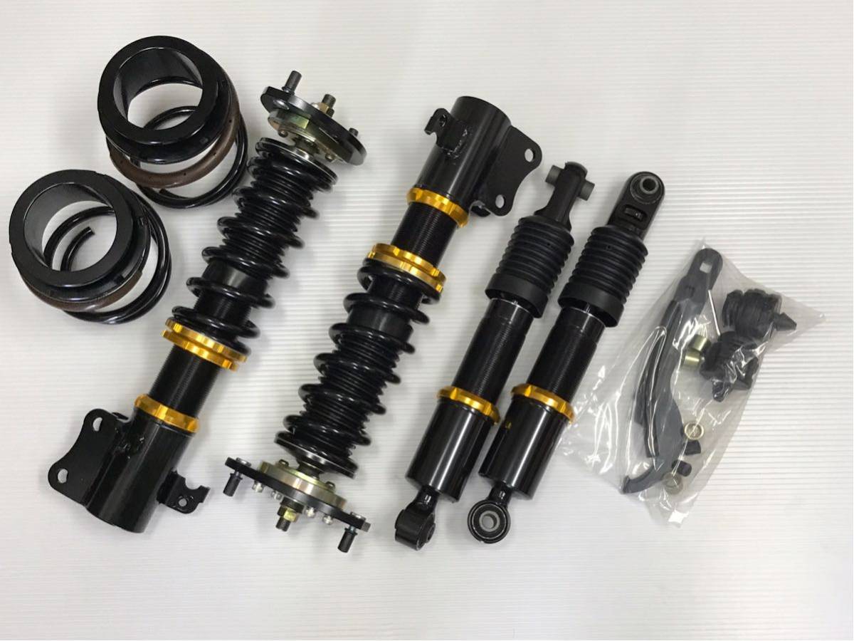 ラパンHE21S 車高調キット 全グレードOK! リアショックの種類も全て対応するカラー付き拍卖