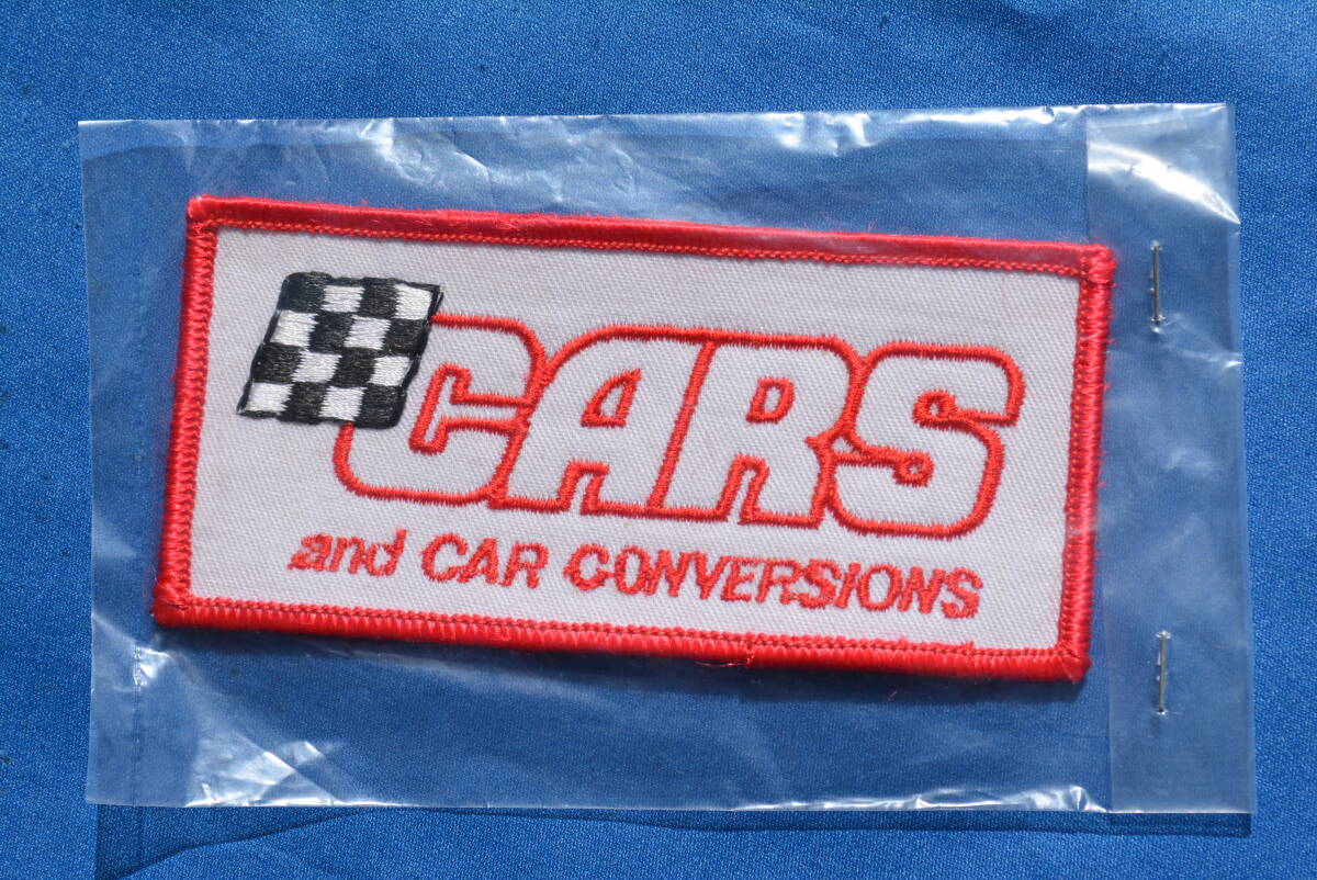 当時物 CARS and CAR CONVERSIONS 刺繍ワッペン 未使用品拍卖