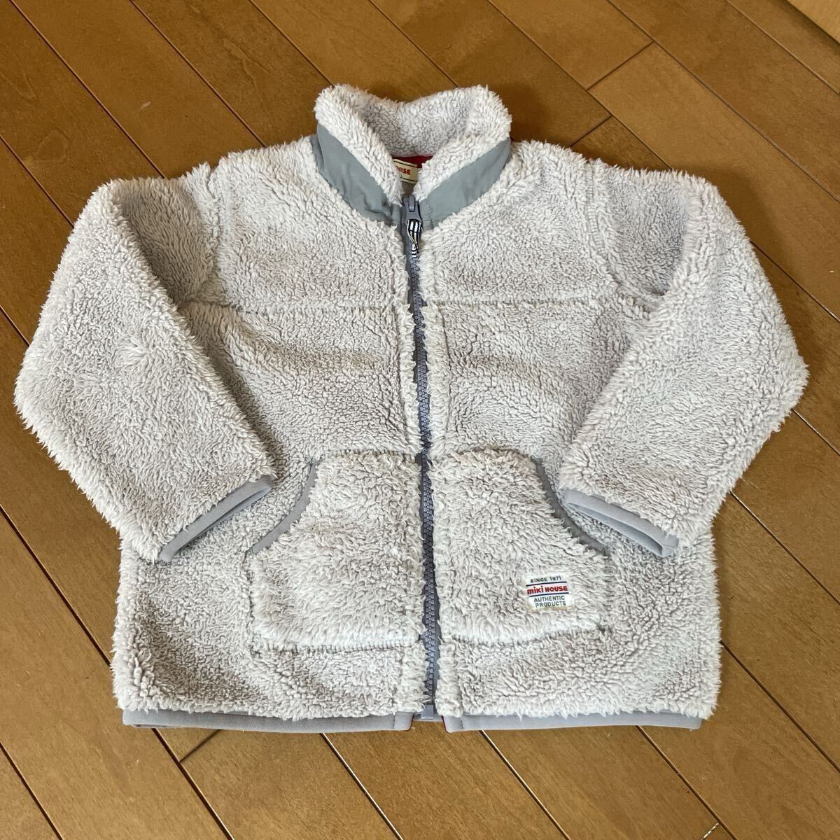 ミキハウス ☆ フリースジャケットジャンバー100拍卖