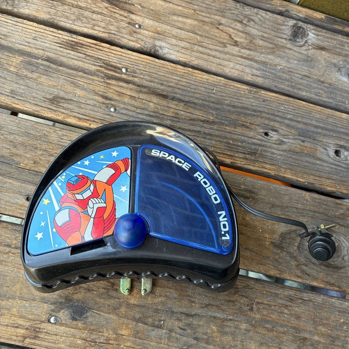 子供用 自転車部品 ブザーランプ? デコチャリ 子供用自転車 昭和レトロビンテージ当時物サイクルパーツジャンク現状品 space robo no.1拍卖